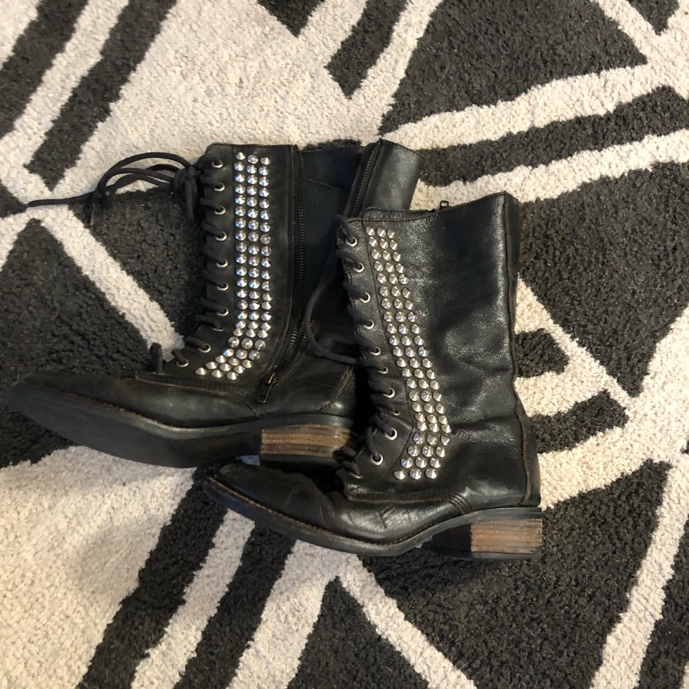 Steve Madden studded boots